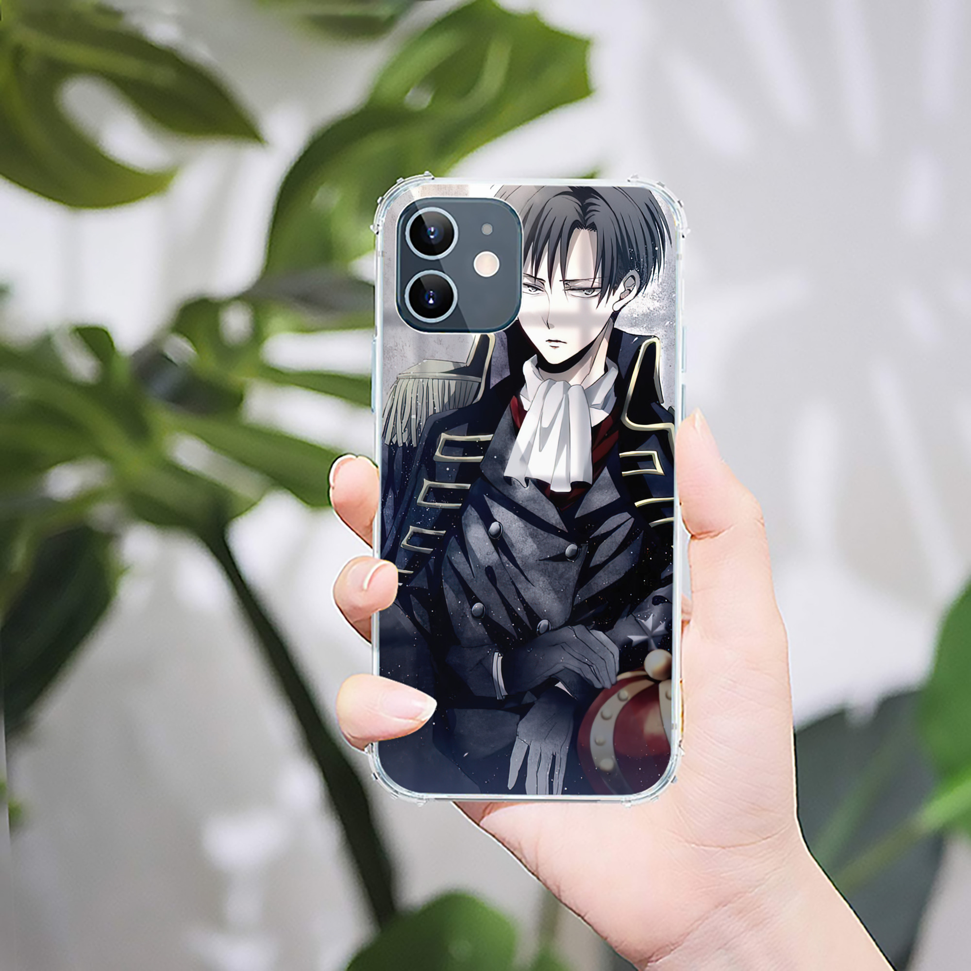 （画像用） 進撃の巨人 Attack on Titan 【iPhone 12シリーズ対応】透明スマホケース（クリアソフトケース）